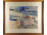 Gulyás Dénes : Balatonpart gőzhajóval 1968  46 x 36 cm