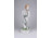 Zsolnay porcelán térdelő akt szobor 22.5 cm