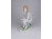 Zsolnay porcelán térdelő akt szobor 22.5 cm