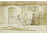 Antik jelzett színezett ceruzarajz - Gyerekek az utcán 16.5 x 11.5 cm
