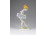 Régi Hollóházi porcelán balerina figura 14 cm