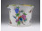 Hatalmas méretű, Viktória mintás Herendi porcelán kaspó 15.5 x 24.5 cm