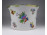 Hatalmas méretű, Viktória mintás Herendi porcelán kaspó 15.5 x 24.5 cm