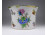 Hatalmas méretű, Viktória mintás Herendi porcelán kaspó 15.5 x 24.5 cm