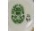 Zsolnay búzavirág mintás 6 személyes porcelán kávéskészlet Douwe Egberts Omnia felirattal