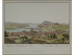 Buda és Pest látképe