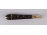 Antik szecessziós fém berakásos fa cigaretta szipka RITKASÁG! 10.5 cm