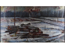 Fodor József : "Mártélyi tél" 