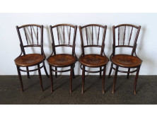 Régi nyomott mintás Thonet jellegű MAZOWIA szék garnitura 4 darab