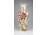 Orchideás vajszínű Zsolnay porcelán váza 27 cm