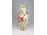 Orchideás vajszínű Zsolnay porcelán váza 27 cm