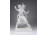 Antik Herendi porcelán figura - Leonardo da Vinci lovasszobra 23.5 cm