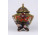 Nagyméretű Japán IMARI kézzel festett porcelán bonbonier 15.4 cm