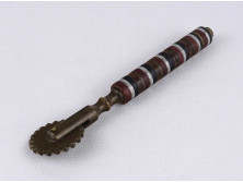 Antik ritka vörösréz derelyevágó 15.5 cm