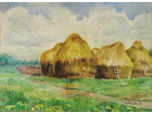 Pálla Jenő (1883-1958) : Nyári mező