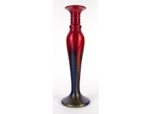 Nagyméretű üveg váza 30.5 cm