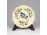 Vajszínű, aranyozott kék pillangós Zsolnay porcelán tányérka 8.5 cm