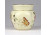 Kisméretű, vajszínű, pillangós Zsolnay porcelán kaspó