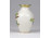 Viktória mintás Herendi porcelán mini váza, ibolyaváza 6.5 cm