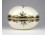 Nagyméretű, vajszínű, Sissy mintás Zsolnay porcelán tojás bonbonier 15.3 cm