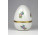 Eton mintás Herendi porcelán tojás 10 cm