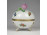 Eton mintás Herendi porcelán lábas bonbonier 8.5 cm