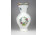 Régi jubileumi jelzésű színes indiai virágkosár mintás Herendi porcelán váza 20.5 cm