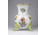 Háromlábú pillangó mintás Herendi porcelán váza 16 cm 