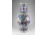 Antik nagyméretű kézzel festett kínai porcelán váza 43 cm