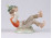 Régi Herendi porcelán figura fiú békával 