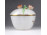 Nagyméretű hecsedli mintás Herendi porcelán bonbonier 11.2 cm