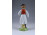 Régi favágó legényke Herendi porcelán figura 14.2 cm