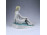 Zsolnay porcelán ülő női akt szobor 14 cm