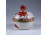Kisméretű Apponyi mintás rózsás Herendi porcelán bonbonier 7.5 cm