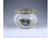 Régi Viktória mintás áttört peremű Herendi porcelán kaspó 12 cm