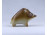 Régi art deco Zsolnay porcelán vadkan vaddisznó figura