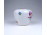 Régi virágmintás Herendi porcelán kis váza kaspó 6.5 cm