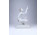 Gondos József : Régi Herendi porcelán figura kelyhet tartó térdelő nő 22.6 cm