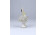 Antik tüll szoknyás Volkstedter porcelán balerina 10 cm