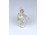 Antik tüll szoknyás Volkstedter porcelán balerina 10 cm