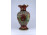 Régi fácános SATSUMA japán porcelán váza 31 cm