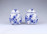 Jelzett holland porcelán fűszertartó pár