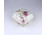Nagyméretű vajszínű pillangós Zsolnay porcelán bonbonier