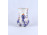 Régi vajszínű jelzett porcelán váza szignózott Sűrű Erzsi kézifestéssel 13 cm 