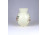 Régi virágos vajszínű Zsolnay porcelán váza 12.5 cm