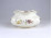 Vajszínű pillangós Zsolnay porcelán gerezdes váza
