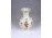 Vajszínű Zsolnay porcelán gerezdes váza 15 cm 