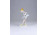 Régi Hollóházi porcelán balerina figura 13.7 cm