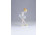 Régi Hollóházi porcelán balerina figura 13.7 cm